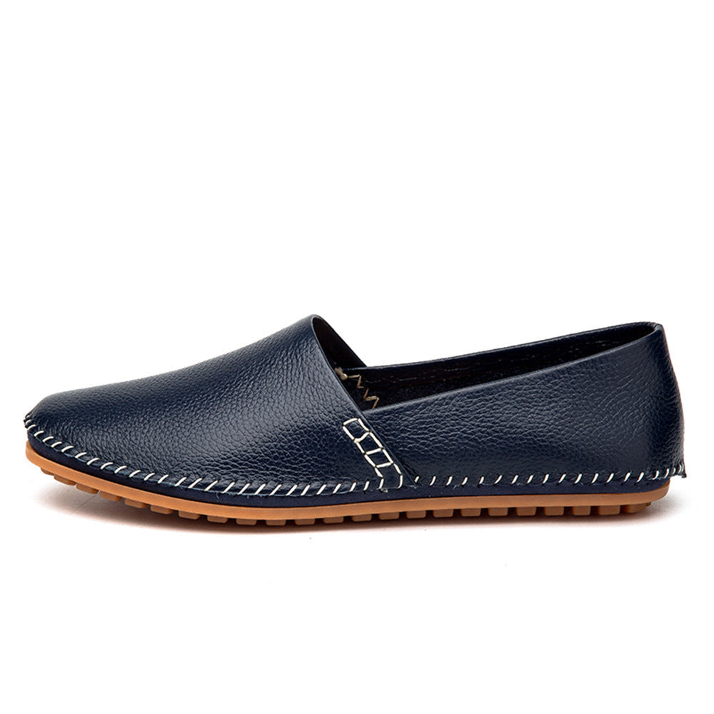 Men's Comfortable Rubber Sole Slip On Casual Driving Loafers