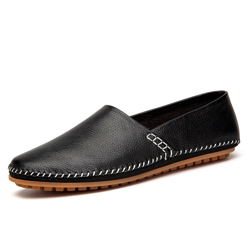 Men's Comfortable Rubber Sole Slip On Casual Driving Loafers