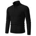Men's Slim Fit Knitwear Sweater with High Neck Casual Style