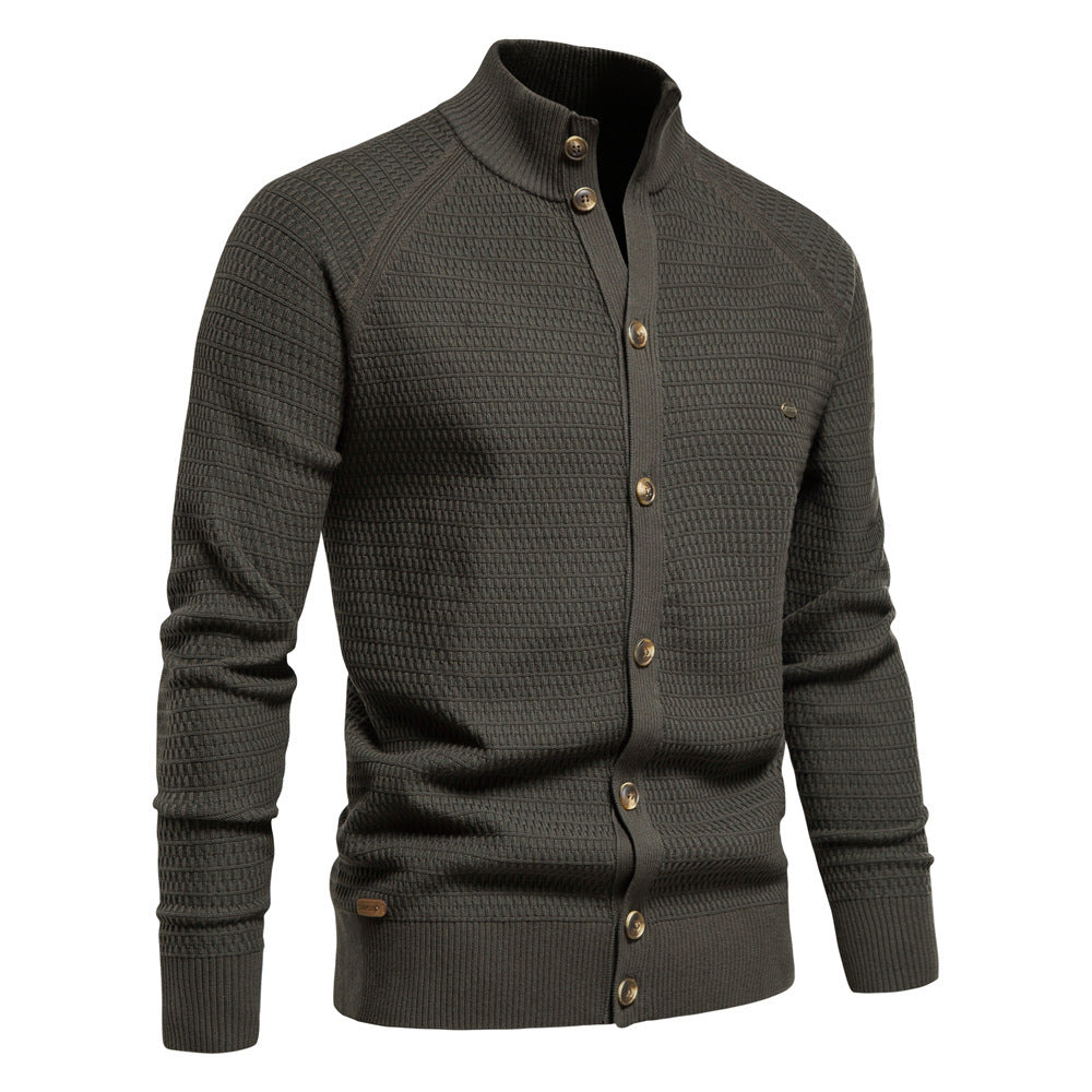 Men's Cashmere Cardigan Pure Wool for Effortless Winter Style and Comfort