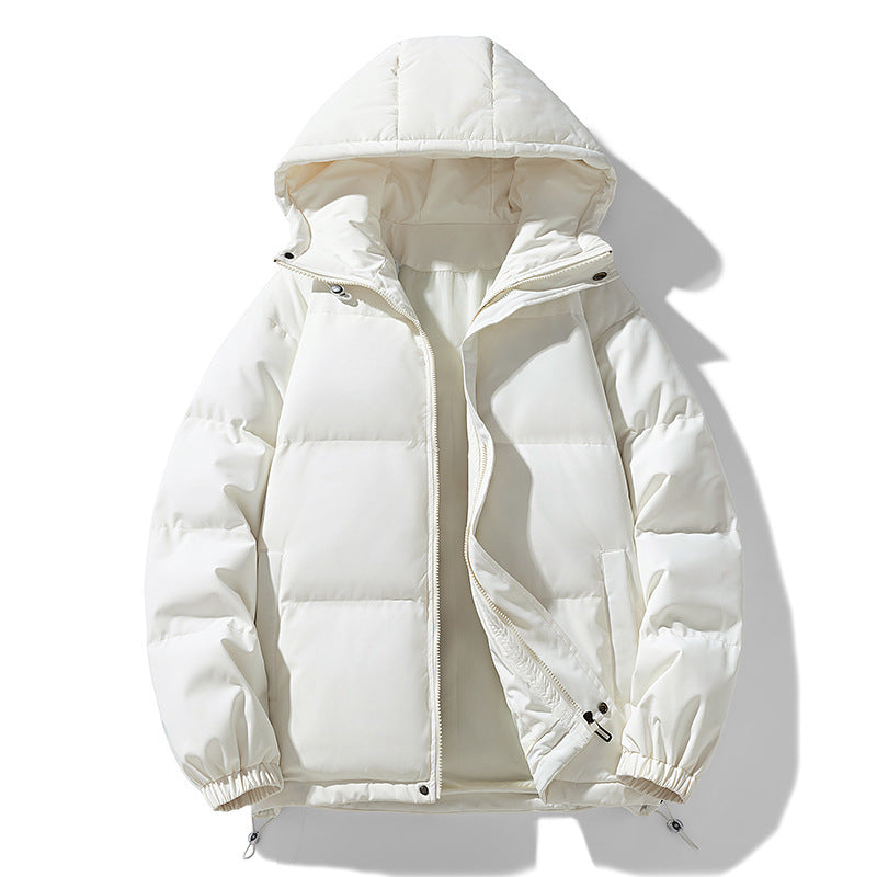 Men's Hooded Cotton Padded Jacket for Warmth and Winter Comfort