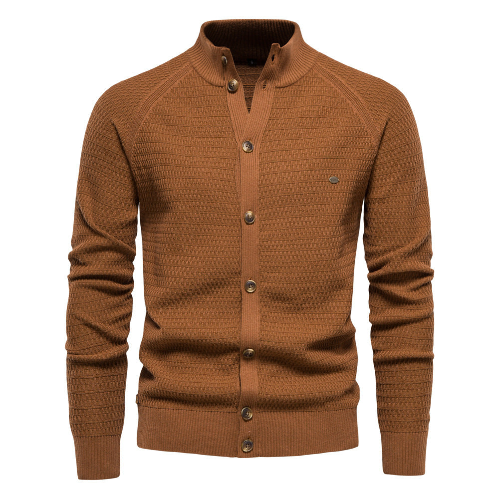 Men's Cashmere Cardigan Pure Wool for Effortless Winter Style and Comfort